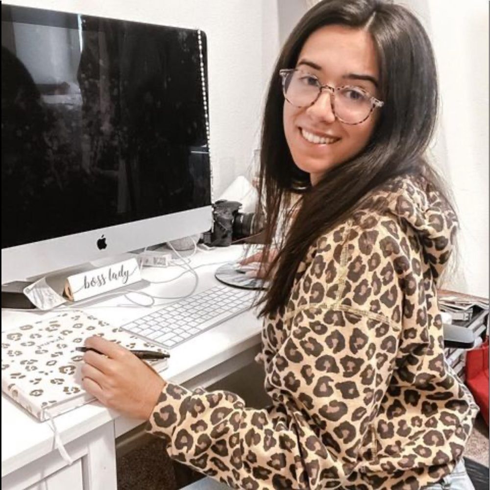 Abercrombie and Fitch Leopard Sweatshirt Sz: S​